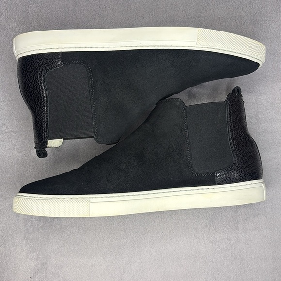 🔥🔥🔥 Lanvin black Suede Men Ankle Chelsea Boot Sneaker Shoes Size: 8 US/ 41EU🔥🔥🔥 - Picture 9 of 11